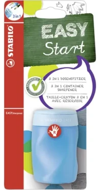 STABILO® Easy sharpener 3v1 - Ergonomické strúhadlo - modré pre pravákov (SB-B-4502-2)