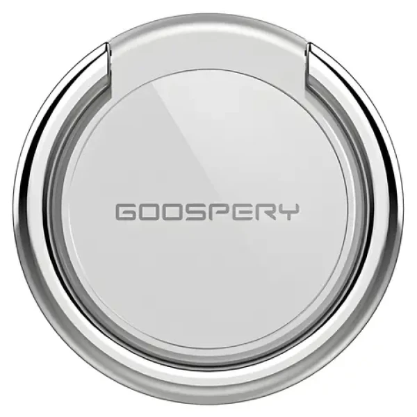 Mercury Ring strieborná / Držiak / Prstenový úchyt na prst / 360° otočný / univerzálny