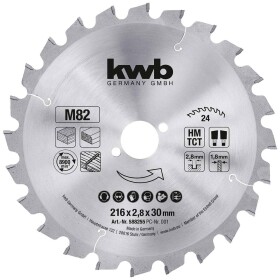 Kwb 588255 pílový kotúč 216 x 30 mm 1 ks; 588255