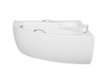 BESCO - Asymetrická vaňa NATALIA - Nožičky k vani - S nožičkami, Rozmer vane - 150 × 100 cm, Spôsob prevedenia - Ľavé VANNAT150L+OLVPINOZ