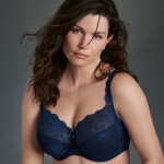 Bobette podprsenka s kosticami Full Cup 5289 navy blue - RosaFaia 380 maritime blue 75G