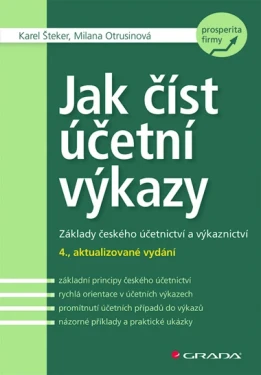 Jak číst účetní výkazy, Šteker Karel