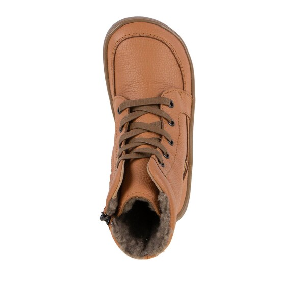 Detské zimné barefoot topánky UP TEX CORE Cognac Froddo G3160260-2 - 34