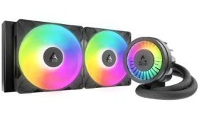 ARCTIC Liquid Freezer III Pro - 280 A-RGB čierna / 2x 140mm / 2500 RPM / 110 CFM / AMD + Intel (ACFRE00183A)
