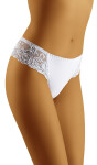 Dámske nohavičky Beta White Short-string - Wol-Bar S