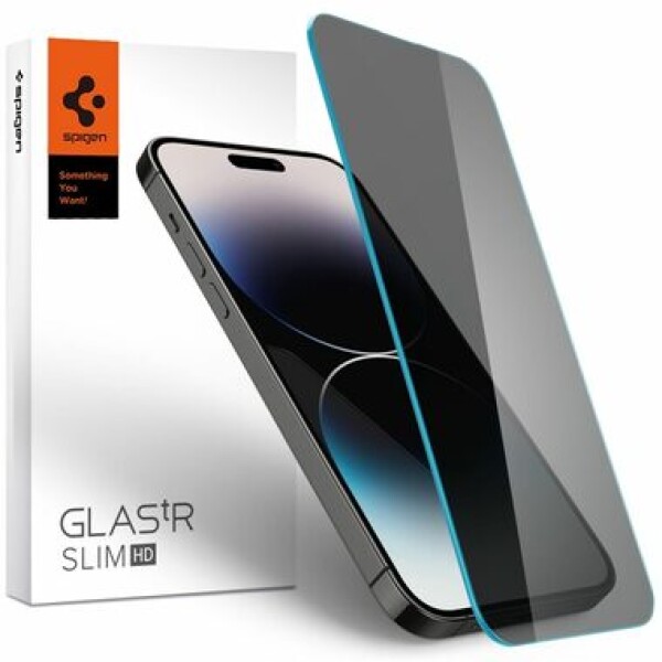 Spigen Glass TR Slim HD Anti-Glare Privacy ochranné sklo pre Apple iPhone 14 Pro Max (AGL05211)