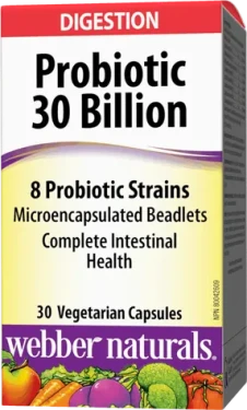 WEBBER NATURALS Probiotic 30 Billion 30 kapsúl (05097)