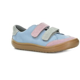 Jonap Joy Kids šedo-staroružová celoročné nízke barefoot topánky 24 EUR