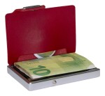 Kožená mini peňaženka Mondraghi Silhouette Edelweiss Red