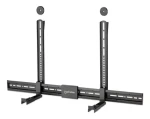 Manhattan Univerzálny držiak pre soundbar čierna / Držiak / na stenu aj VESA / nosnosť 15 kg / nastaviteľný (461849)