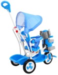 Mamido Detská trojkolka slon so zvukovými efektmi modrá