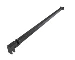 Sprchová zástena Walk-in 130 cm SAT čierna SATBWI130PRC SATBWI130PRC