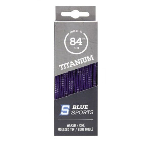 BlueSports Titanum 902041 Voskované šnúrky Bílá