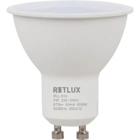 Retlux RLL 614 GU10 bulb 5W / 675 lm / 4000K - studená biela / D (8590669358229)