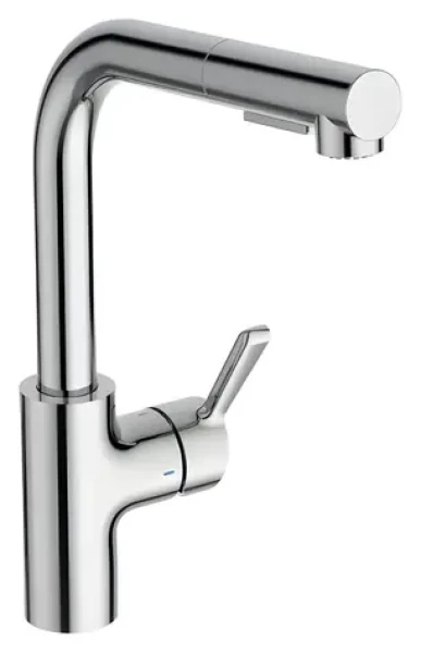 Ideal Standard Ceralife chróm / Drezová batéria / Vyťahovacia spŕška 2 prúdy / FirmaFlow kartuša 28 mm (BE244AA)