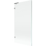 MEXEN/S - Lunar L vaňová zástena FIX 90 x 150, transparent, chróm 897L-090-000-01-00