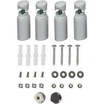 CERANO - Kúpeľňový radiátor Lincoln - stredové pripojenie 50mm/bočné - 559W - biela lesklá - 1800x500 mm CER-429586