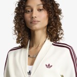 Mikina adidas V-Neck Superstar Track Top Off White XL
