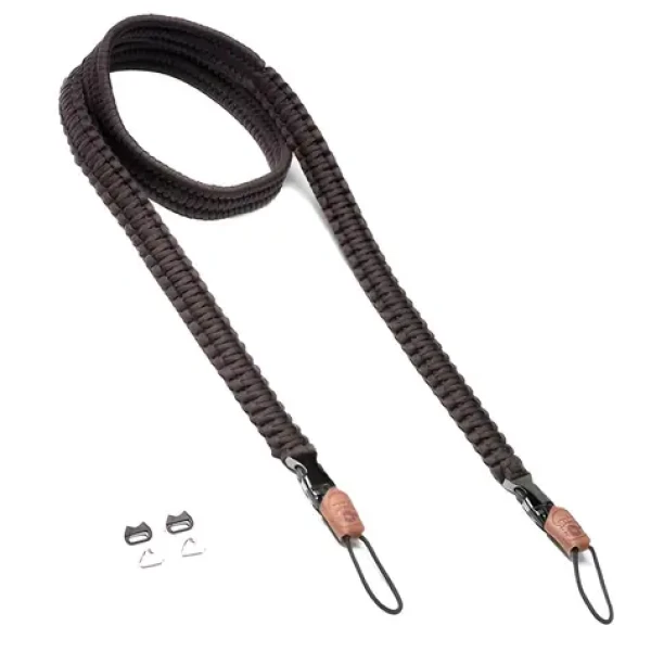 C-ROPE Traveler Dark Coffee / Popruh na fotoaparát / Paracord / 140 cm / nosnosť 40 kg (CRP-TRL-140-DCF)