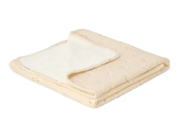 Little Dutch Deka 70x100 cm džersej/fleece Hus Newborn Naturals (TE11125032LD)