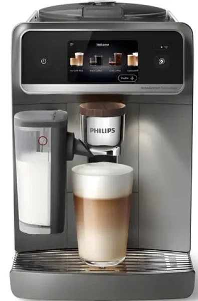 Philips EP8757/92 sivá / Automatický kávovar / Dotykové ovládanie / Displej / 1500 W / LatteGo Pro Hot (EP8757/92)