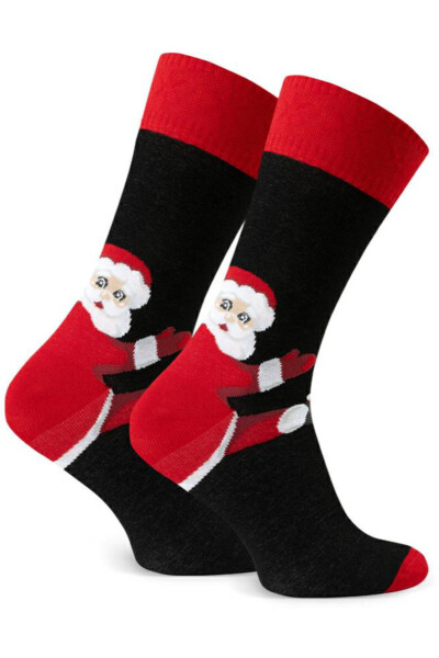 PÁNSKE VIANOČNÉ PONOŽKY 136 černá 41-43