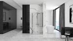 REA/S - Sprchová kabína Molier Chrom 90x80 KPL-K1539