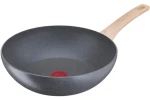 TEFAL Natural Force G2661972 čierna / Panvica / Wok / O 28 cm / 3,67 l / hliník (3168430310308)