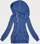 Svetlomodrá mikina s kapucňou s lastovičkami (2309) odstíny modré XXL (44)