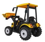 Mamido Detský elektrický traktor MEGA D68 24V s prívesom žltý