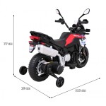 Mamido Detská elektrická motorka BMW F850 GS červená