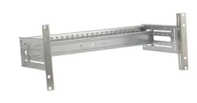 EFB nosič DIN lišty pre 19" rozvádzač / Nosič DIN lišty / 4U / šírka 435 mm / strieborná (53719.1V2)