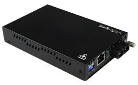 StarTech GB Mediakonvertor SC Multi-Mode / Mediakonvertor / RJ-45 / SC konektor / 2000 Mbit/s (ET91000SC2)