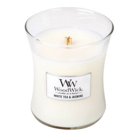 WoodWick White Tea amp; Jasmine 275g - váza stredná / doba horenia: až 65 h (5038581058092)