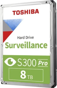 Toshiba S300 Pro Surveillance 8TB / 3.5" / 7 200 rpm / 512MB cache / SATA III / Interné / Bulk (MD10ADA800V)