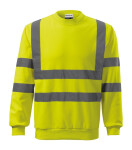 HV Essential unisex fluorescenčná žltá mikina 2XL