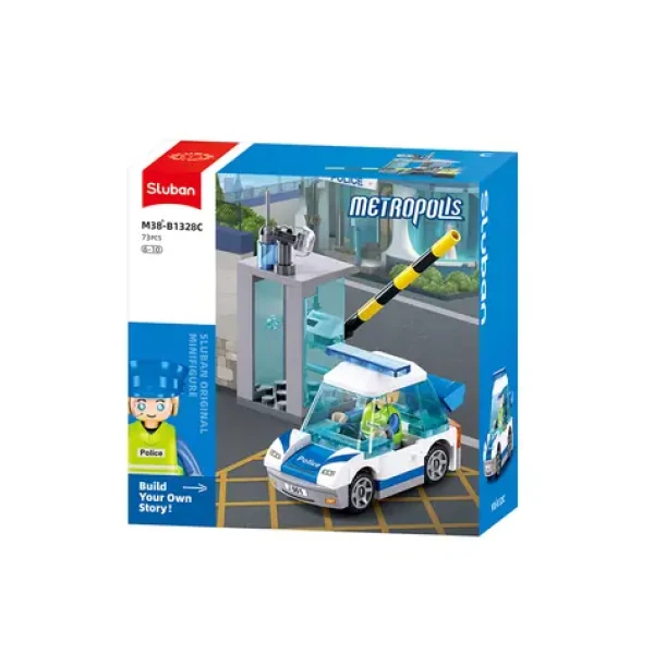 Sluban Metropolis M38-B1328C Policajné auto