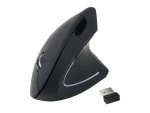 Equip Ergonomická bezdrôtová myš čierna / Myš / USB-A nano prijímač / 800-1600 DPI / 5 tlačidiel (245110)