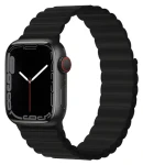Devia Deluxe Sport 3 čierna / Remienok pre Apple Watch / 40/41/42 mm / silikónový / magnetický (6938595364761)