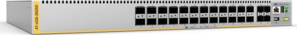 Allied Telesis L3 STACKABLE SWITCH 24X SFP/PORTS 4X SFP+ PORTS AND DUAL FIX