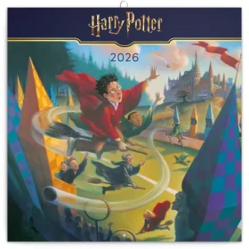 NOTIQUE Poznámkový kalendár Harry Potter 2026, 30 x 30 cm (PGP-35275)