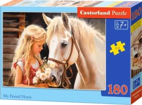 Castorland 018536 Puzzle Môj priateľ kôň180 dielikov