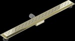 MEXEN/S - Flat M12 odtokový žľab 90 cm zlatý 1521090-15