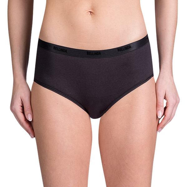 Dámske bavlnené nohavičky LADIES COTTON BOXER - BELLINDA - Black S