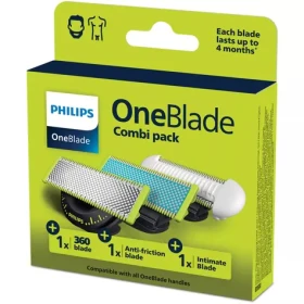 Philips OneBlade QP936/50 / Náhradné čepele / 360 / SkinProtect / Anti-Friction / 3 ks (QP936/50)