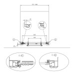 GELCO - ANTIQUE sprchové dvere 800, číre sklo, pravé, bronz GQ1380RC