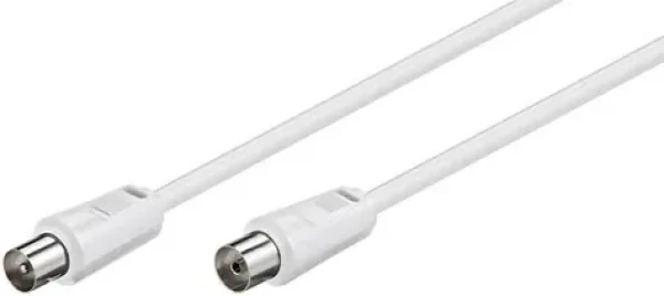 MicroConnect koaxiálny kábel MF 75 Ohm 5m biela (COAX050W)