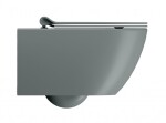 GSI - PURA závesná WC misa, Swirlflush, 36x55cm, agave dual-mat 881504