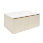 Kúpeľňová skrinka s umývadlom Naturel Austen 80x35x52 cm beige mat Naturel Austen80BG AUSTEN80BG