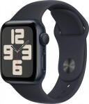 Apple Apple Watch SE (2023) GPS 40mm športový silikónový remienok temne atramentový S/M